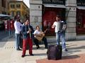 Strassenmusikanten an de Piazza Bra